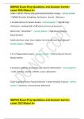 NBHWC Exam Prep Questions and Answers Correct  Latest 2024 Rated A&plus;