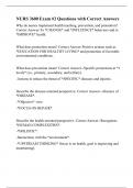 NURS 3600 Exam &num;2 Questions with Correct Answers