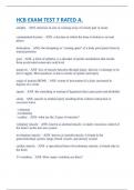 HCB EXAM TEST 7 RATED A&period;