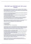 WGU D027  exam 2022&sol;2024  with 100&percnt; correct answers
