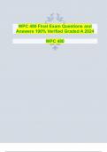 WPC 480 Final Exam Questions and Answers 100% Verified Graded A 2024 