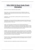 WGU C836 OA Study Guide &lpar;Overly Informative&rpar; Questions and answers latest update 