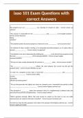 iaao 101 Exam Questions with correct Answers