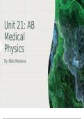 Presentation Unit 21 - Medical Physics Applications 