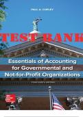 TEST BANK for Essentials of Accounting for Governmental and Notfor-Profit Organizations&comma; 14th Edition by Paul Copley&period; &lpar;Complete 14 Chapters&rpar;