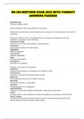 NR 503-MIDTERM EXAM 2024 WITH CORRECT ANSWERS PASSED&excl;&excl;