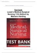 TEST BANK FOR LEWIS’S MEDICAL SURGICAL NURSING 11TH EDITION|| CHAPTER 1-68 Fully Covered|COMPLETE GUIDE-2024||Latest 2024