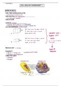MCDB 1A Cell Biology Notes (UCSB)