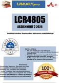 LCR4805 Assignment 2 2024 (615825)