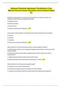 Pesticide applicator Exams Bundle with Detailed Answers&colon; A Complete Study Resource&period;