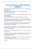 WGU NUTRITION GUIDE C787 Q&A RATED A&plus;