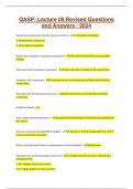 QASP&colon; Lecture 09 Revised Questions and Answers &sol; 2024