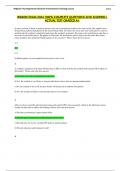 WB4081 EXAM 2024 (100% COMPLETE QUESTIONS AND ANSWERS ) ACTUAL TEST GRADED A+