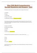 Wgu C836 Multi&sol;Comprehensive Revised Questions and Answers &sol; 2024