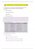 PSY 699 FINAL EXAM STUDY GUIDE CH 9