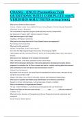 COANG - SNCO Promotion Test QUESTIONS WITH COMPLETE 100&percnt; VERIFIED SOLUTIONS 2024&sol;2025