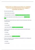 SERVSAFE ALCOHOL EXAM 2024 &lpar;V2&rpar; &vert; WITH 80 ACTUAL EXAM QUESTIONS AND CORRECT ANSWERS GRADED A&plus;