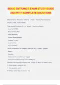 IBOLC ENTRANCE EXAM STUDY GUIDE 2024 WITH COMPLETE SOLUTIONS