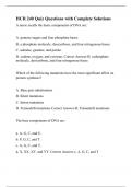 HCR 240 Quiz Questions with Complete Solutions.