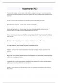 Manicurist PSI Questions and answers latest update 