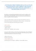 ATI PHARM PROCTORED 2019 ACTUAL EXAM 100 QUESTIONS AND CORRECT DETAILED ANSWERS 2023-2024 UPDATE ALREADY A GRADED &vert;BRAND NEW&excl;&excl;