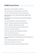 NASM Group Fitness Exam 2024&sol;2025 Questions With Verified Solutions&period;