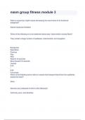 nasm group fitness module 3 Exam 2024&sol;2025 Questions With Verified Solutions&period;