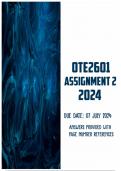 OTE2601 Assignment 2 2024
