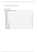 Samenvatting Operations Strategy -  Operations Strategy and Technology (EBB109A05)