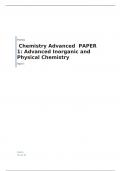 AQA EDEXEL  A LEVEL  Chemistry  PAPER 1: Advanced Inorganic and Physical Chemistry  QUESTION PAPER FOR JUNE  2023