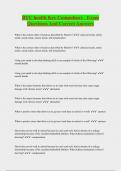 BYU health Key Compulsory Exam  Questions And Correct Answers