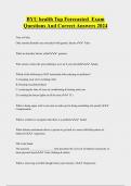 BYU health Top Forecasted Exam  Questions And Correct Answers 2024