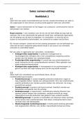 Samenvatting Basisboek Sales -  sales