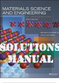 Materials Science and Engineering: An Introduction 10th Edition by William D. Callister Jr.; David G. Rethwisch  (Complete 21 Chapters – Plus Case Study Solutions-DOWNLOAD LINK)_SOLUTIONS MANUAL