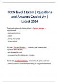 FCCN level 1 Exam | Questions and Answers Graded A+ | Latest 2024