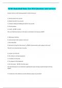 NFHS Basketball Rules Test 2024 Questions And Answers.