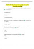 MGSC 395 Final Exam Concept Questions And Answers Graded A+
