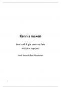 SAMENVATTING METHODOLOGIE VAN DE SOCIALE WETENSCHAPPEN