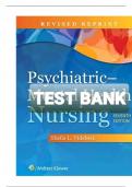 TEST BANK FOR PSYCHIATRIC-MENTAL HEALTH NURSING, 7TH EDITION VIDEBECK ALL CHAPTERS
