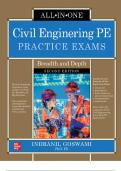 Civil Engineering PE. Practice Exams