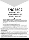 ENG2602 Assignment 1 (ANSWERS for Commercial & Political Persuasion) 2024 - DISTINCTION GUARANTEED