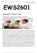 EWS2601 ASS 2 SEME 1 2024