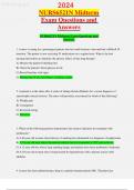 NURS6521N MIDTERM EXAM QUESTIONS AND ANSWERS&vert;&vert;LATEST 2024