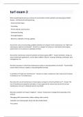 turf exam 2 Questions & Answers Already Passed&excl;&excl;