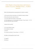 CNA Chapter 5 Exam Questions and Answers (Latest 2024/2025_ Multiple Choice__Verified Answers