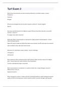Turf Exam 2 Questions With 100&percnt; Correct Solutions&period;