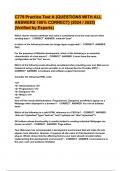 C779 Practice Test A &lbrace;QUESTIONS WITH ALL ANSWERS 100&percnt; CORRECT&rcub; &lpar;2024 &sol; 2025&rpar; &lpar;Verified by Experts&rpar;