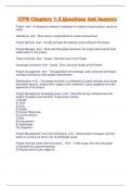 ITPM Chapters 1-3&period;Questions And Answers 
