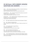 CD 420 Exam 2 WITH NEWEST UPDATED QUESTIONS AND ANSWERS