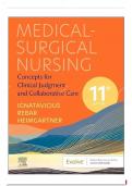 medical surgical nursing 11th edition by ignatavicius workman- LATEST Test bank